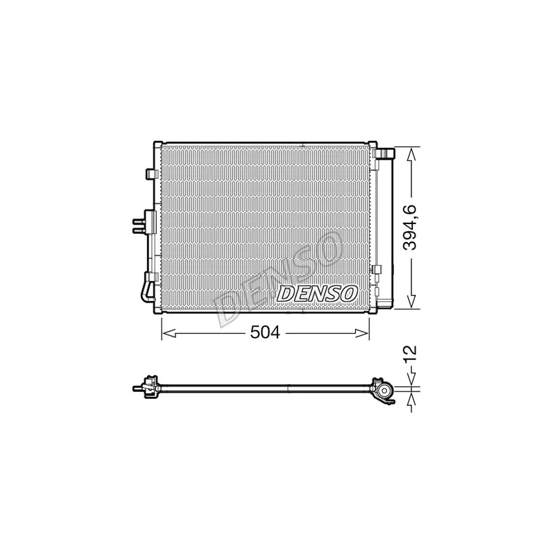 Condenseur, climatisation DENSO DCN43005