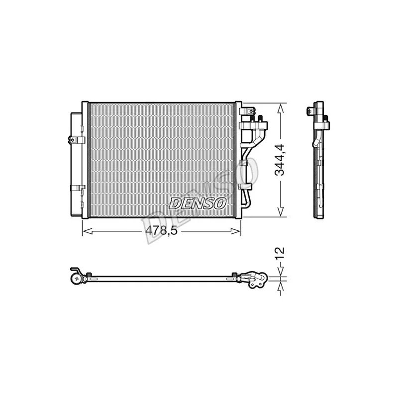 Condenseur, climatisation DENSO DCN43006