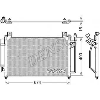 Condenseur, climatisation DENSO