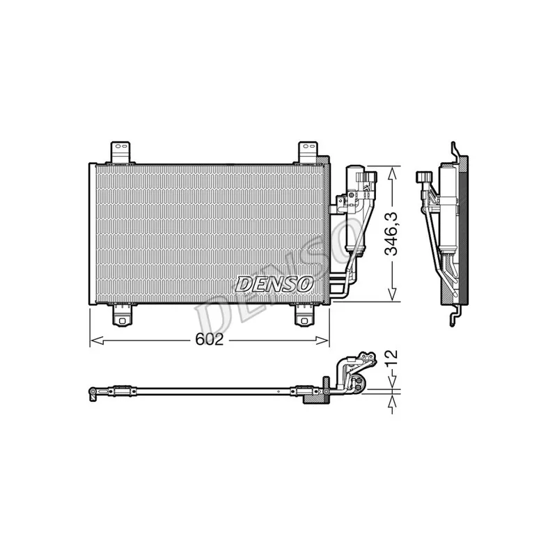 Condenseur, climatisation DENSO DCN44017