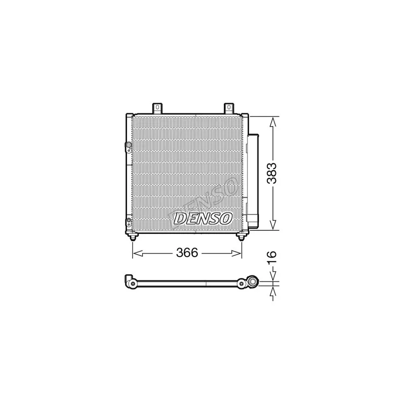Condenseur, climatisation DENSO DCN45007