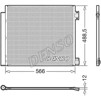 Condenseur, climatisation DENSO DCN46026