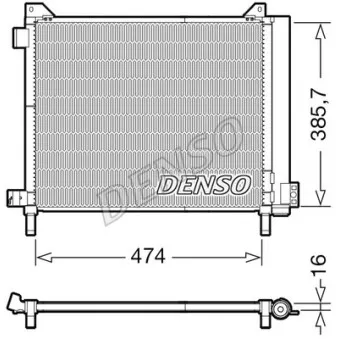 Condenseur, climatisation DENSO