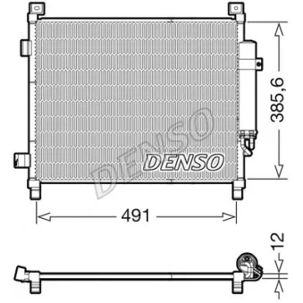 Condenseur, climatisation DENSO