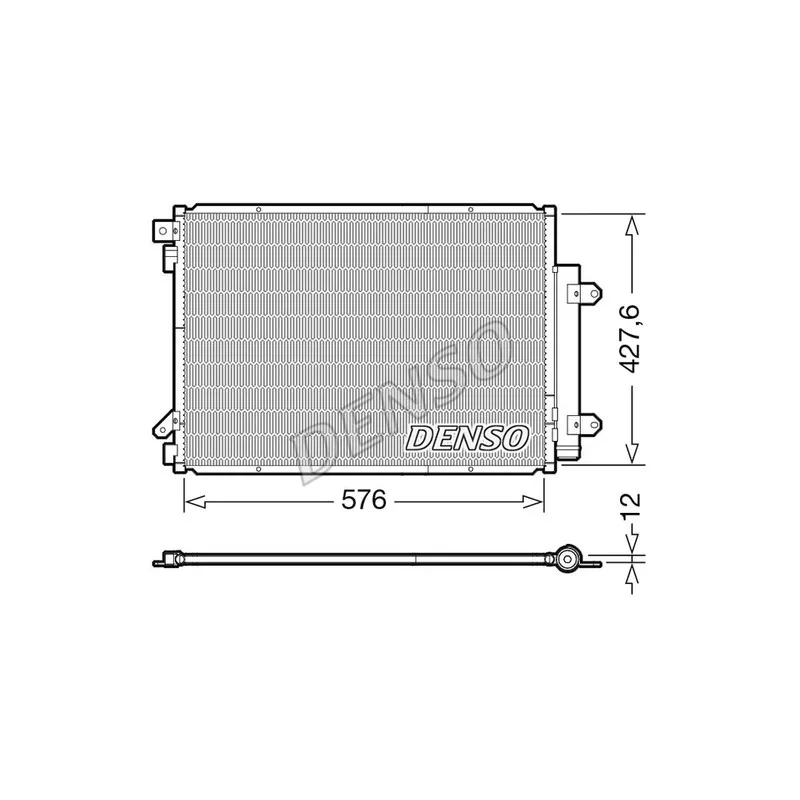 Condenseur, climatisation DENSO DCN47008