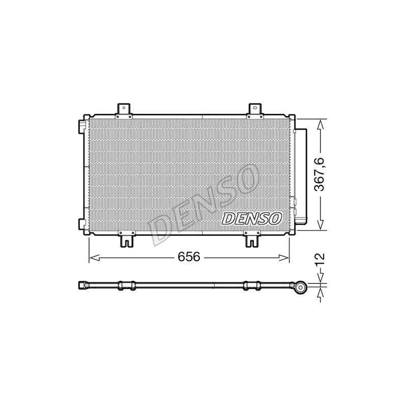 Condenseur, climatisation DENSO DCN47009