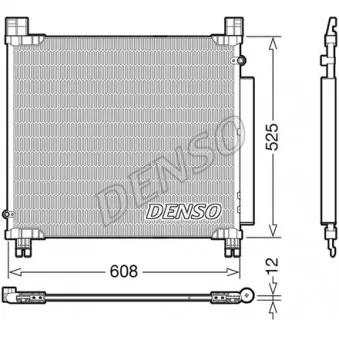 Condenseur, climatisation DENSO