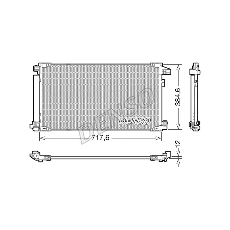 Condenseur, climatisation DENSO DCN50061