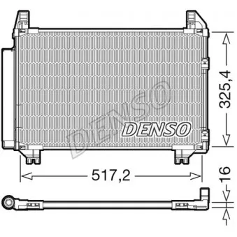 Condenseur, climatisation DENSO DCN50101