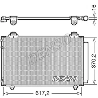 Condenseur, climatisation DENSO