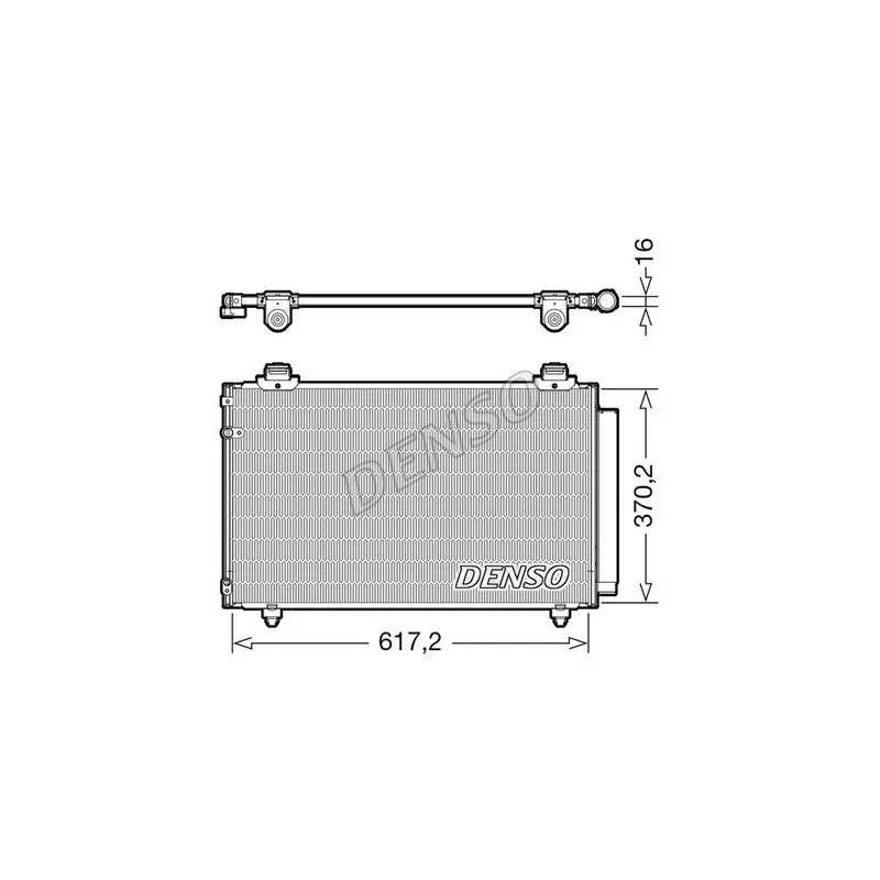 Condenseur, climatisation DENSO DCN50112