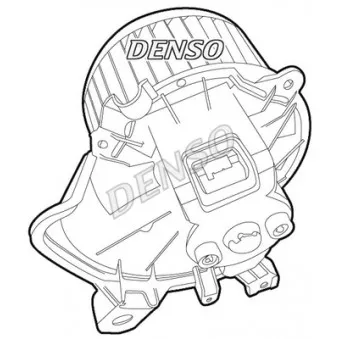 Pulseur d'air habitacle DENSO DEA01010