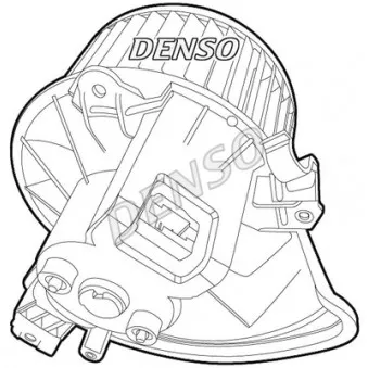 Pulseur d'air habitacle DENSO DEA01210