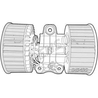 Pulseur d'air habitacle DENSO DEA05004
