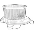 Pulseur d'air habitacle DENSO DEA06001 - Visuel 2