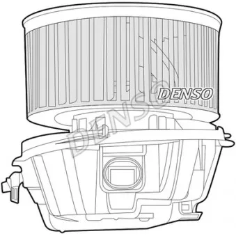 Pulseur d'air habitacle DENSO DEA07008