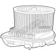 Pulseur d'air habitacle DENSO DEA07013 - Visuel 1