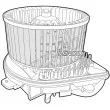 Pulseur d'air habitacle DENSO DEA07014 - Visuel 2