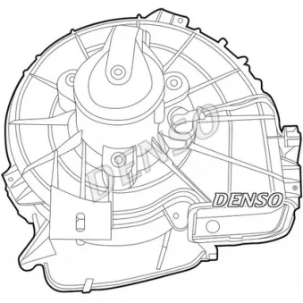 Pulseur d'air habitacle DENSO DEA20004