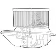 Pulseur d'air habitacle DENSO DEA23008 - Visuel 2