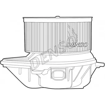 Pulseur d'air habitacle DENSO DEA23009