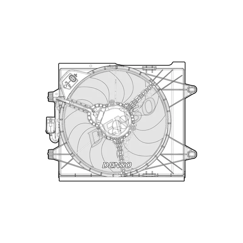 Ventilateur, refroidissement du moteur DENSO DER09096