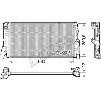 Radiateur, refroidissement du moteur DENSO