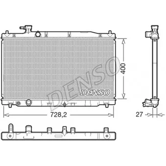Radiateur, refroidissement du moteur DENSO