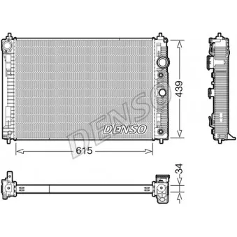 Radiateur, refroidissement du moteur DENSO