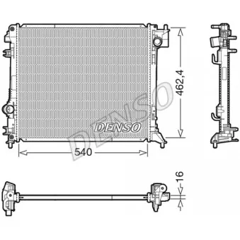 Radiateur, refroidissement du moteur DENSO