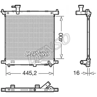 Radiateur, refroidissement du moteur DENSO