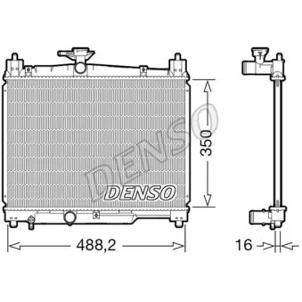 Radiateur, refroidissement du moteur DENSO