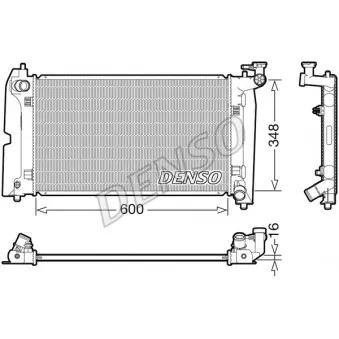 Radiateur, refroidissement du moteur DENSO DRM50110