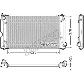 Radiateur, refroidissement du moteur DENSO DRM50127