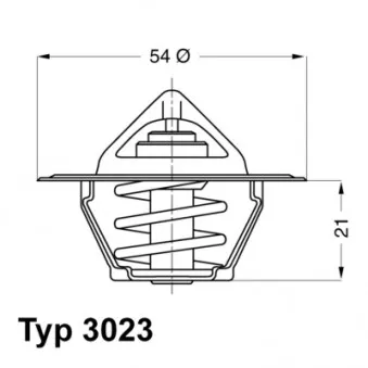Thermostat d'eau WAHLER 3023.87D