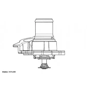 Thermostat d'eau WAHLER 3171.82D