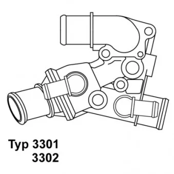 Thermostat d'eau WAHLER 3301.80D