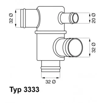 Thermostat d'eau WAHLER 3333.87