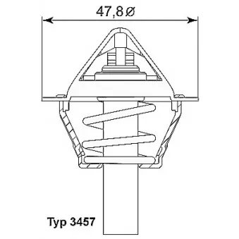 Thermostat d'eau WAHLER 3457.90D