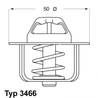 Thermostat d'eau WAHLER 3466.89D