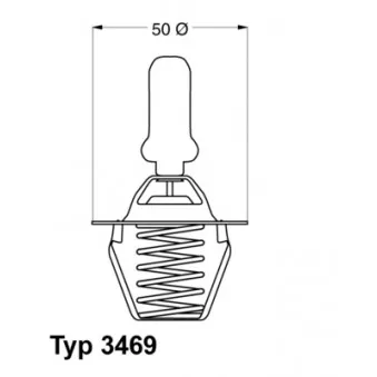 Thermostat d'eau WAHLER 3469.91D