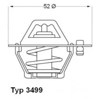 Thermostat d'eau WAHLER 3499.82D
