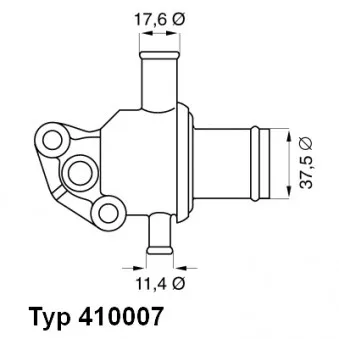 Thermostat d'eau WAHLER 410007.87D
