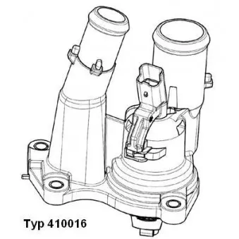 Thermostat d'eau WAHLER 410016.98D