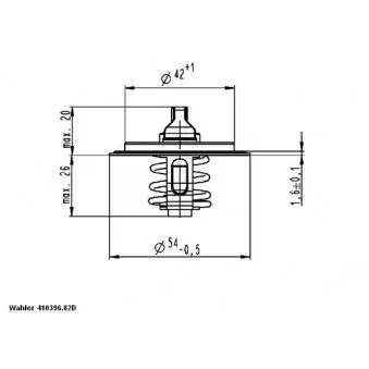 Thermostat d'eau WAHLER