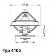 Thermostat d'eau WAHLER 4105.79D - Visuel 1