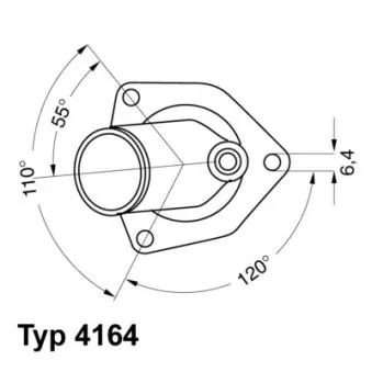 Thermostat d'eau WAHLER 4164.92D