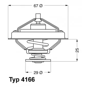Thermostat d'eau WAHLER 4166.79D