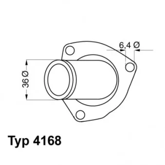 Thermostat d'eau WAHLER 4168.92D
