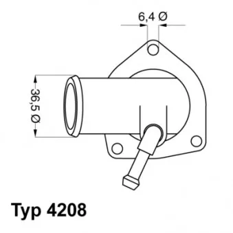 Thermostat d'eau WAHLER 4208.92D